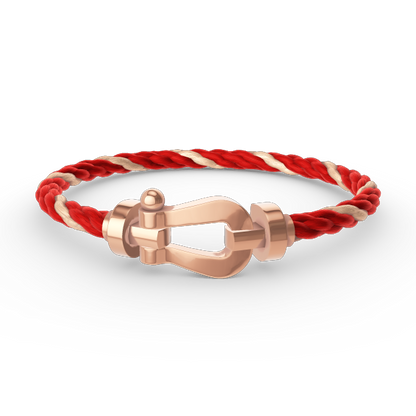 [AM]FORCE LARGE HORSESHOE BRACELET - ROSE GOLD