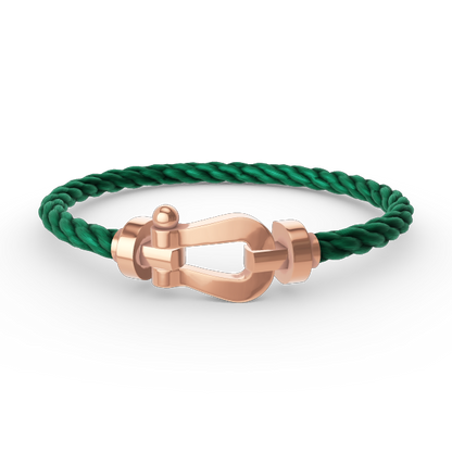 [AM]FORCE LARGE HORSESHOE BRACELET - ROSE GOLD