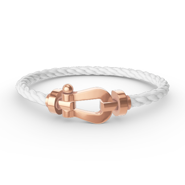 [AM]FORCE LARGE HORSESHOE BRACELET - ROSE GOLD