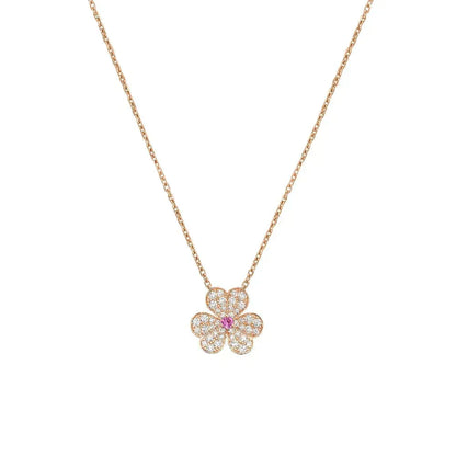 [AM]PAVÉ DIAMOND BUTTERFLY CHARM NECKLACE
