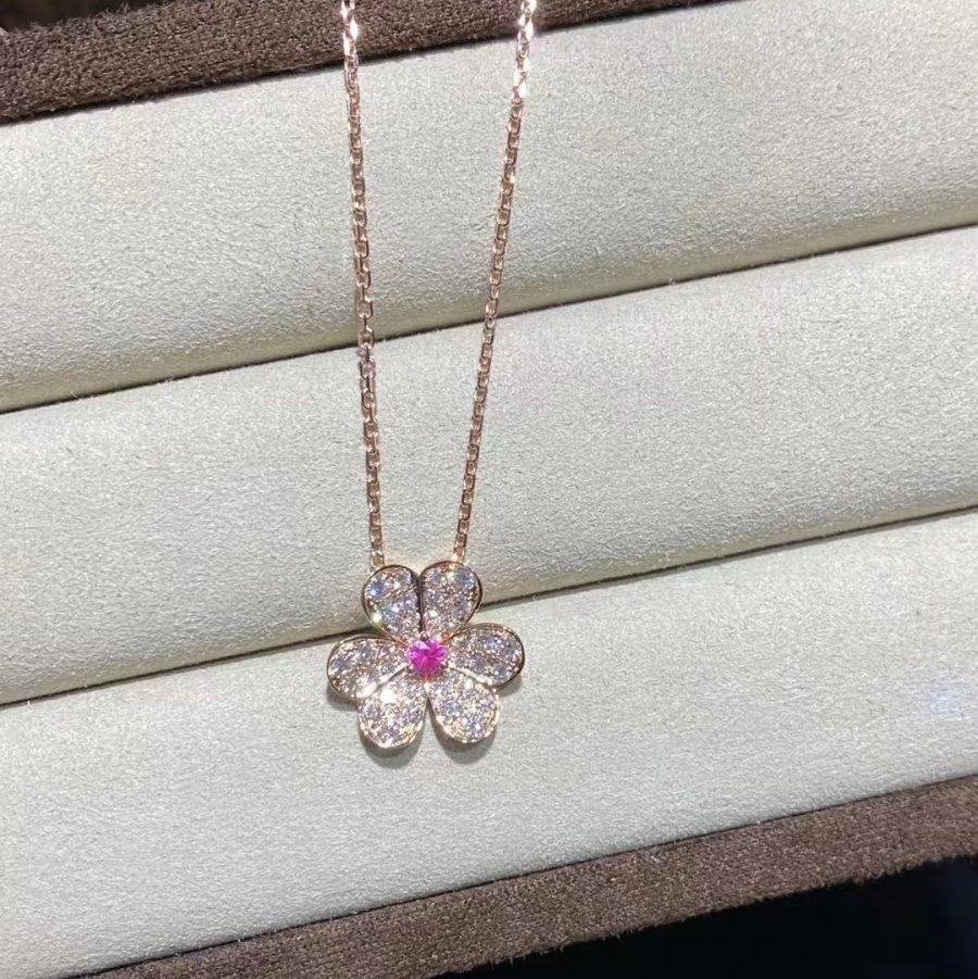 [AM]PAVÉ DIAMOND BUTTERFLY CHARM NECKLACE