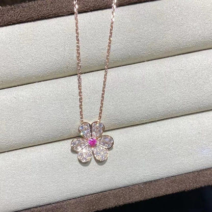 [AM]PAVÉ DIAMOND BUTTERFLY CHARM NECKLACE
