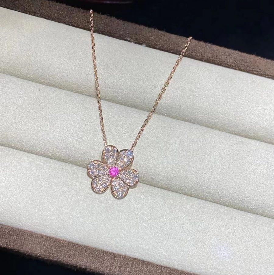 [AM]PAVÉ DIAMOND BUTTERFLY CHARM NECKLACE