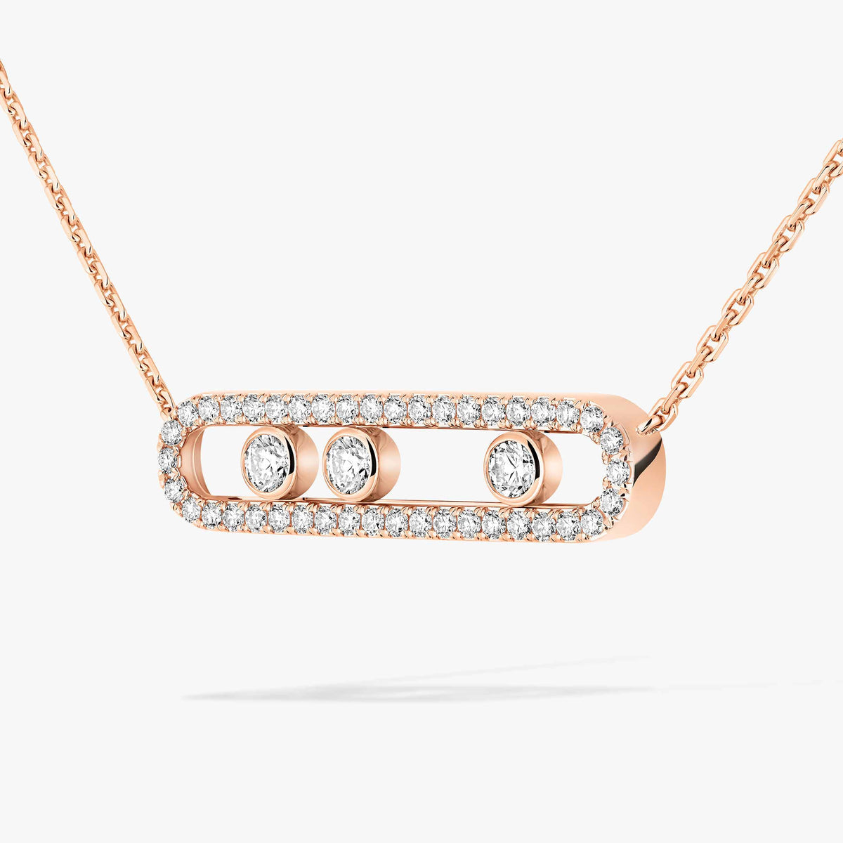 [AM]MOVE PAVÉ FULL DIAMOND NECKLACE